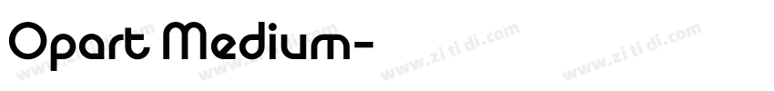 Opart Medium字体转换 Opart Medium字体转换